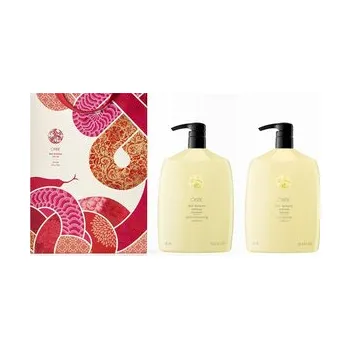 Kosmetická sada Oribe Hair Alchemy Liter Set Lunar New Year sada pro křehké a lámavé vlasy 2 x 1 l