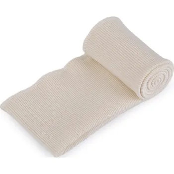 Elastický náplet bavlněný na lemy mikin - tunel 8x80 cm Varianta: 50 (01) béžová nejsv., Balení: 1 ks