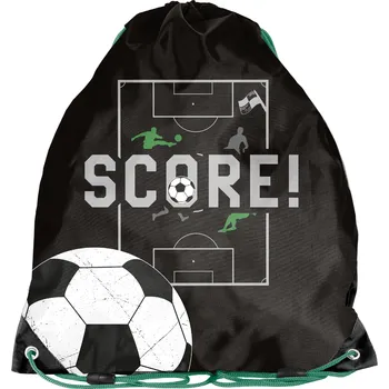 Školní sáček PASO Sáček na obuv Football Score černý