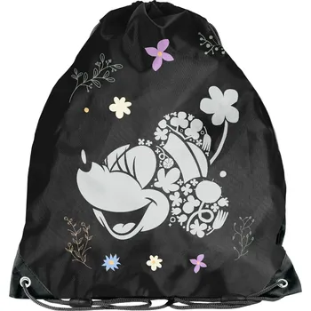 Školní sáček PASO Sáček na obuv Minnie Flowers černý