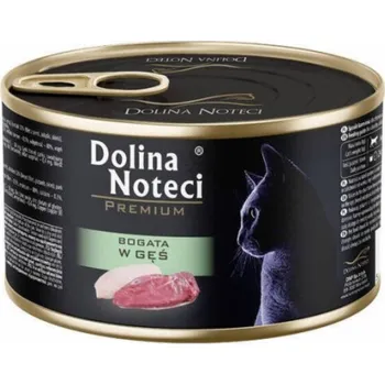 Krmivo pro kočku DOLINA NOTECI Premium Rich in goose - mokré krmivo pro kočky - 185g