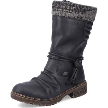Dámské kozačky Dámské kozačky RIEKER Z4755-00 černá W5 41
