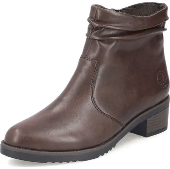 Dámské kozačky Dámská kotníková obuv RIEKER Y0551-25 hnědá W5 39