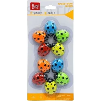 Dekorativní magnet Magnet berušky 10ks PK19-42