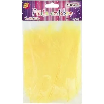 ALIGA peříčka P-082 50ks žlutá sv.