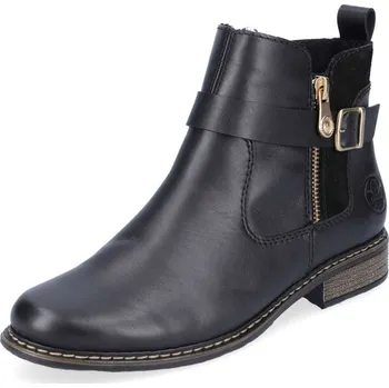 Dámské kozačky Dámská kotníková obuv RIEKER Z4959-00 černá W5 38