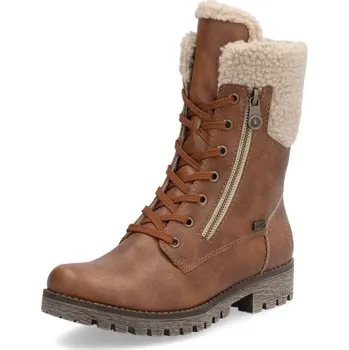 Dámské kozačky Dámská kotníková obuv RIEKER 78522-24 hnědá W5 41