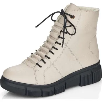 Dámské kozačky Dámská kotníková obuv RIEKER X3428-60 béžová W5 38