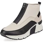 Dámská Dámská kotníková obuv RIEKER N6352-60 béžová W5 N6352-60 BEIGE COMBINATION H/W5 40