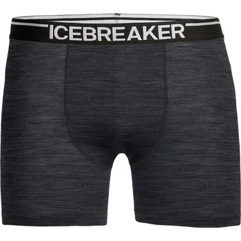 Pánské termo spodky spodní prádlo pánské ICEBREAKER M Anatomica Boxers JET HTHR - L