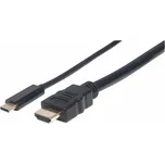 Manhattan USB-C – HDMI kabel 1 m černý (152235)