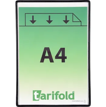 Set školních potřeb djois rámeček s kapsou samolepicí, A4, otevřený shora, nepermanentní, černý, 5 ks