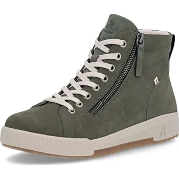 Dámské kozačky Dámská kotníková obuv RIEKER W0164-54 zelená W5 41