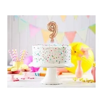 Balónek Nafukovací dortový balonek číslice 9