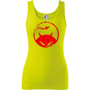 Dámské tričko Devil Kruh - Dámské tílko - L ( Limetková )