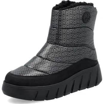 Dámské kozačky Dámská kotníková obuv RIEKER Y3552-00 černá W5 41