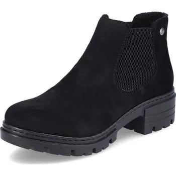 Dámské kozačky Dámská kotníková obuv RIEKER 76884-00 černá W5 40