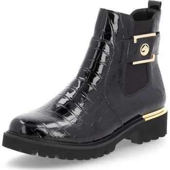 Dámské kozačky Rieker Dámská kotníková obuv REMONTE D8684-03 černá W5 38