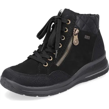 Dámské kozačky Dámská kotníková obuv RIEKER L7701-00 černá W5 42