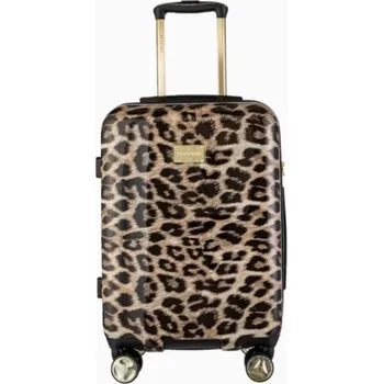 Kabinový kufr s leopardím vzorem