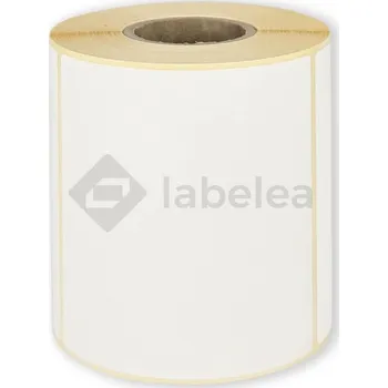 Speciální papír Labelea Samolepicí TERMO etikety 100x100 mm bílé papírové, 500 etiket na roli, Barva etiket Bílá, Vnitřní průměr dutinky 40 mm ETM100100W