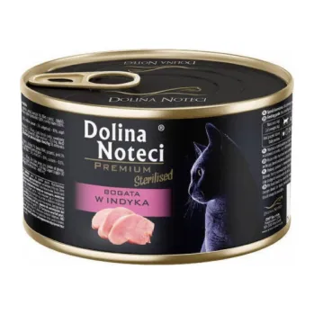 Krmivo pro kočku DOLINA NOTECI Premium Sterilised Rich in turkey - mokré krmivo pro kočky - 185g