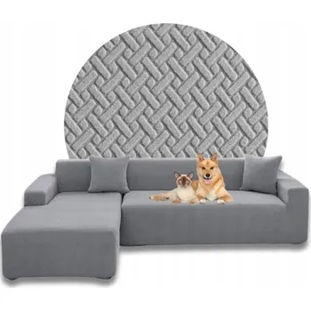 Napínací potah Potah na pohovku (kanape) Domidekor šedý