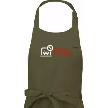 Kuchyňská zástěra Poctivý mechanik - Dámská zástěra na vaření - Univerzální velikost ( Khaki )