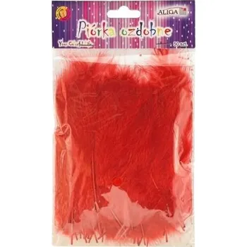 ALIGA peříčka P-080 50ks červená