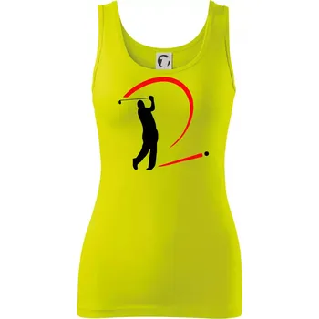 Dámské tričko Golfistův odpal - Dámské tílko - L ( Limetková )