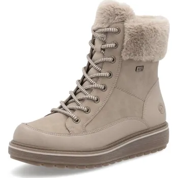 Dámské kozačky Rieker Dámská kotníková obuv REMONTE D0U78-20 béžová W5 36