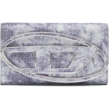 Peněženka PENĚŽENKA DIESEL 1DR 1DR WALLET STRAP WALLET SILVER BLUE