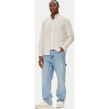 Pánská košile Tommy Jeans Košile DM0DM21298 Béžová Regular Fit 3XL