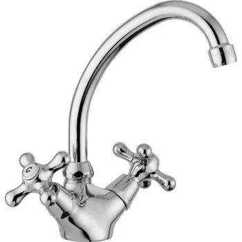 Vodovodní baterie Paffoni Gr.monoforo lavabo girevole T/C IRIS Barva: Barva (bílý lesk nebo černá) + chrom IRV078CC