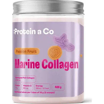 Protein Protein a Co Protein&Co. Marine Collagen 400 g Příchuť: Passion fruit