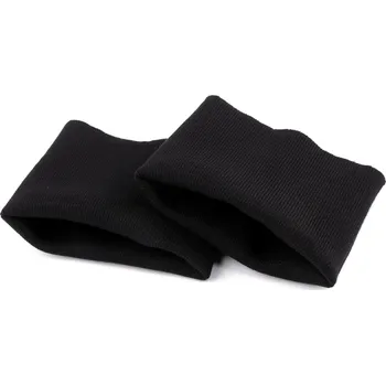 Elastické bavlněné náplety na rukávy šíře 14 cm Varianta: 2 černá, Balení: 10 pár