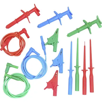 Měřicí kabel Megger 3-adrige 3-žilový měřicí kabel RD/GN/BU, bez pojistky, 1014-291, měřicí vodič, 1 sada