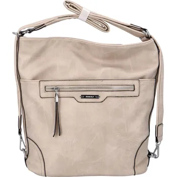 Kabelka Dámská koženková kabelka/batoh Basilidee, béžová