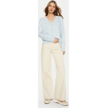 Dámský svetr Guess Jeans Svetr W4BR16 Z3HO2 Světle modrá Regular Fit XL