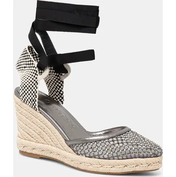Dámské polobotky Espadrilky Guess CHARMI FLJCHA.FAB04.PEWTE černá 99X, EUR 38