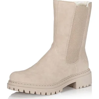 Dámské kozačky Dámská kotníková obuv RIEKER 72683-62 béžová W5 41