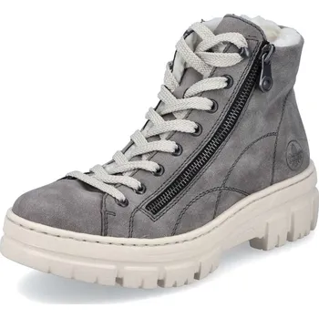 Dámské kozačky Dámská kotníková obuv RIEKER Z7410-40 šedá W5 43