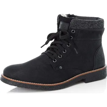 Pánská zimní obuv Pánská kotníková obuv RIEKER 33640-01 černá W5 45