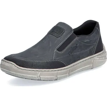 Pánské mokasíny Pánské mokasíny RIEKER 04054-45 šedá W5 41