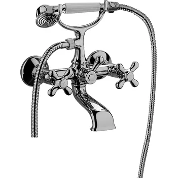 Vodovodní baterie Paffoni Gruppo vasca LUSSO IRIS Barva: Chrom a zlatá povrchová úprava IRV022CO