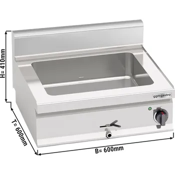 Sporák G.Gastro Elektrická Bainmarie - 1,2kW - 6x GN 1/4