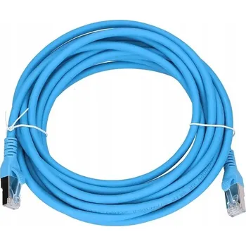 Síťový kabel Patchcord Extralink SF/UTP (S-FTP) 6a RJ45 / RJ45 5 m modrý
