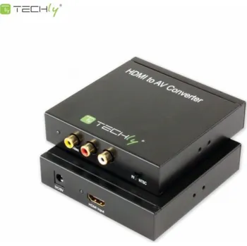 Audio kabel Techly AV adaptér RCA (Cinch) x3 - HDMI černý (301672)