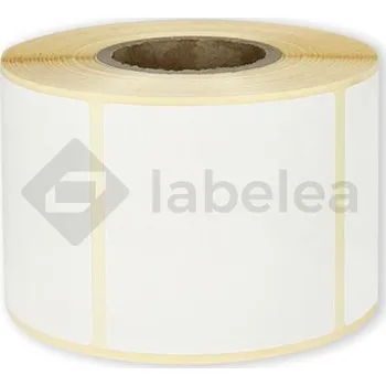Samolepící etiketa Labelea Samolepicí TERMO etikety 60x60 mm bílé papírové, 750 etiket na roli, Barva etiket Bílá, Vnitřní průměr dutinky 40 mm ETM060060W