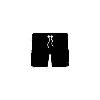 Samolepící etiketa Označto Štítky do šatny - bez popisku - Kraťasy Barva písma: Bílá